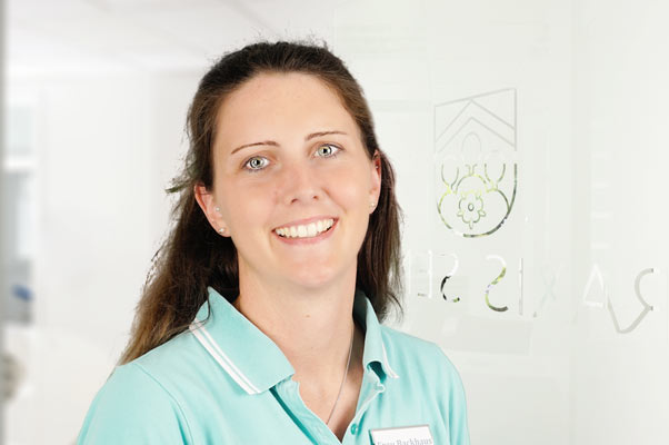 Vanessa Backhaus in der Hausarzt-Praxis Senne
